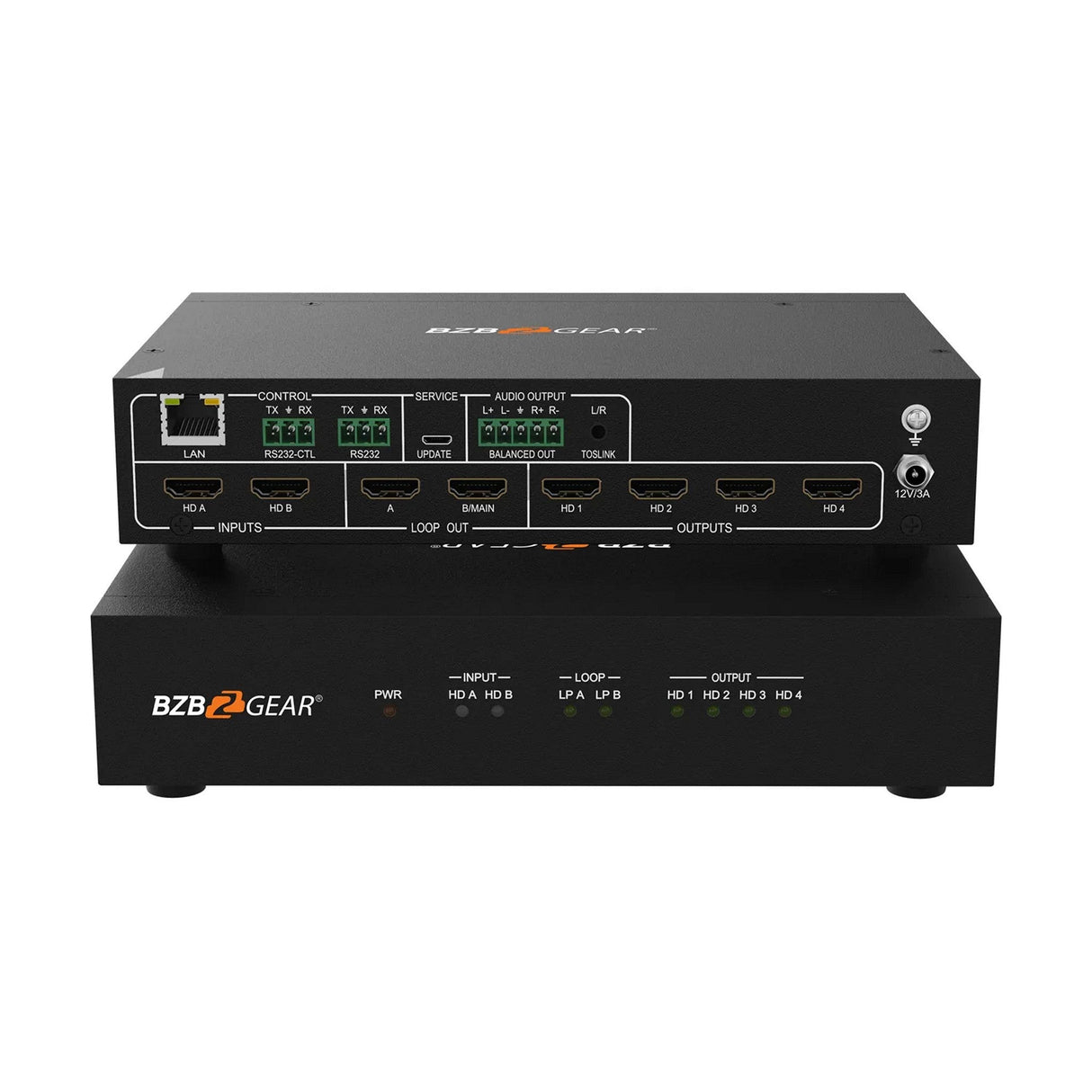 BZBGEAR BG-UHD-VW24 2x2 4K UHD HDMI Video Wall Processor with IP/RS232 Control