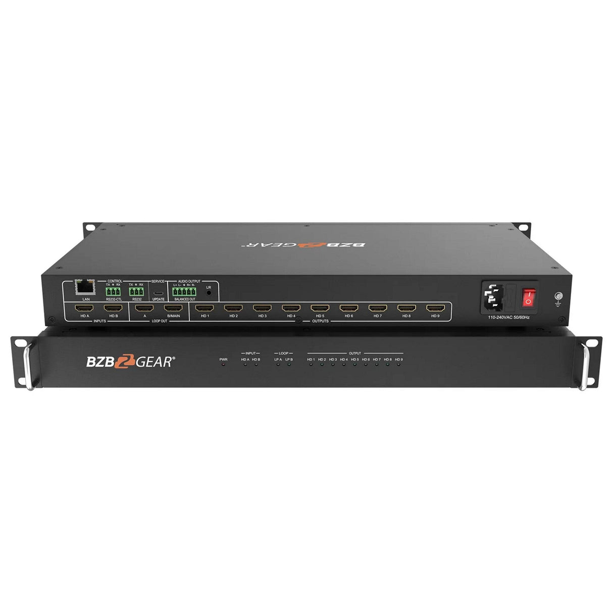 BZBGEAR BG-UHD-VW29 3x3 4K UHD HDMI Video Wall Processor with IP/RS232 Control
