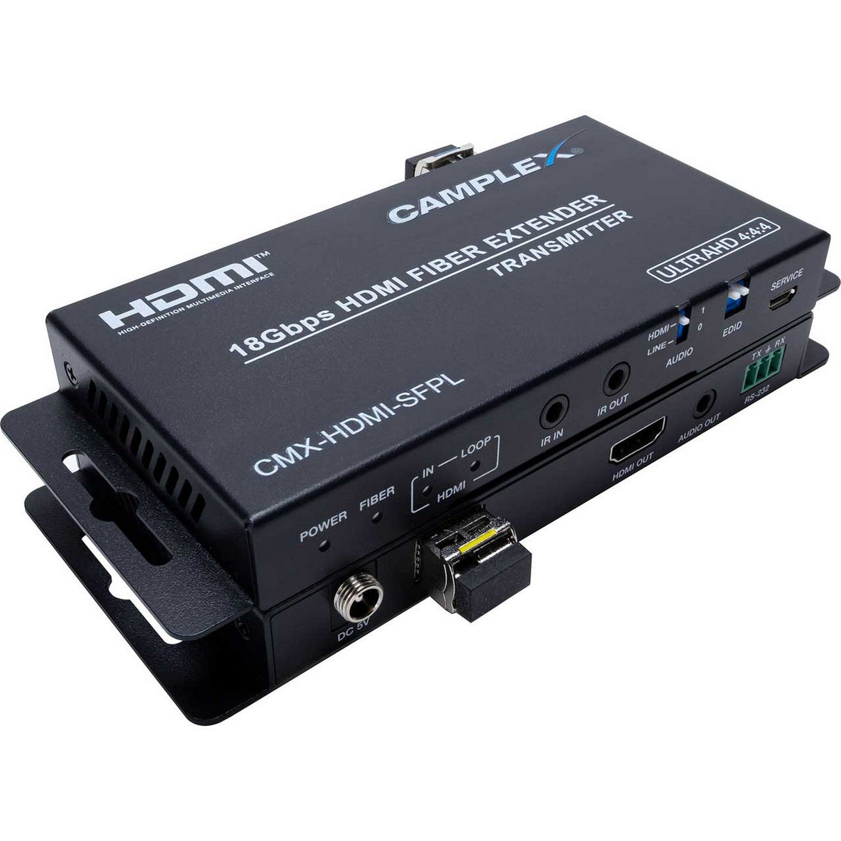Camplex 18 Gb/s HDMI over Single-Mode Fiber Extender Kit with Audio Extracting