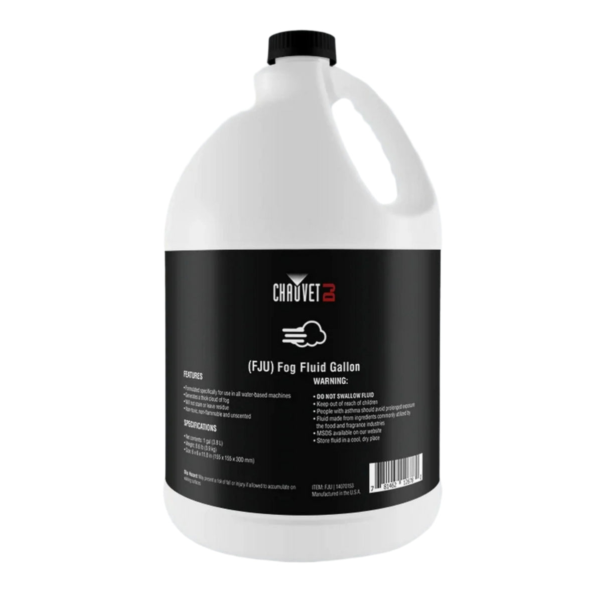 Chauvet DJ FJU High Performance Fog Fluid 1-Gallon