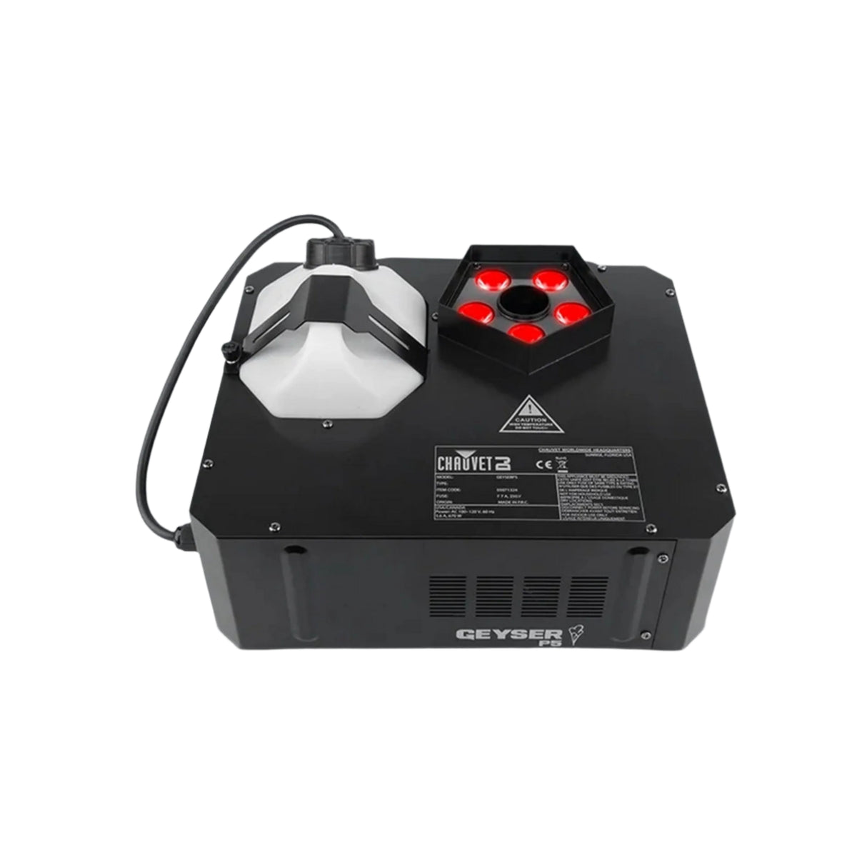 Chauvet DJ Geyser P5 Penta-Color RGBA + UV Color Filled Fog Machine
