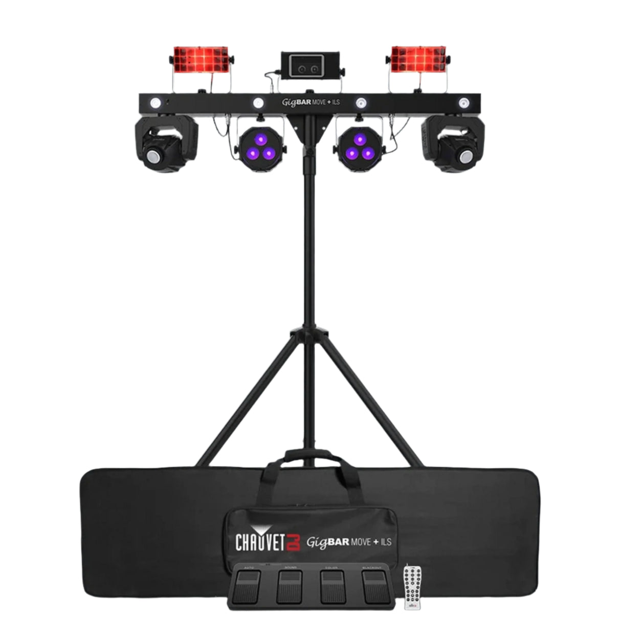 Chauvet DJ GigBAR Move + ILS 5-In-1 LED Lighting System with Strobes Moving Heads Washes
