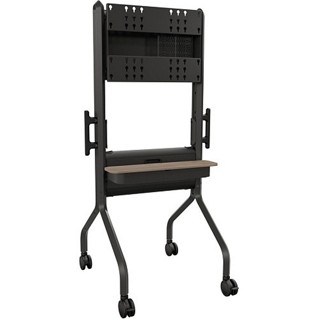 Chief LSCUB Voyager Large Manual Height Adjustable AV Cart Black