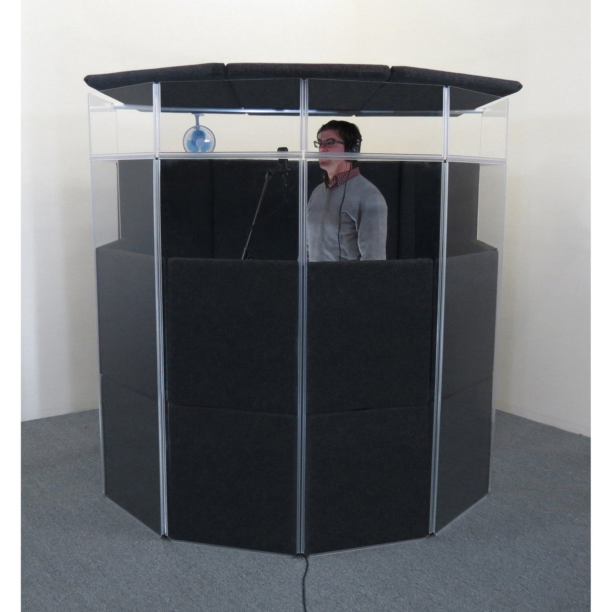 ClearSonic IPE IsoPac E Portable Vocal Isolation Booth, 50-60% Volume Reduction