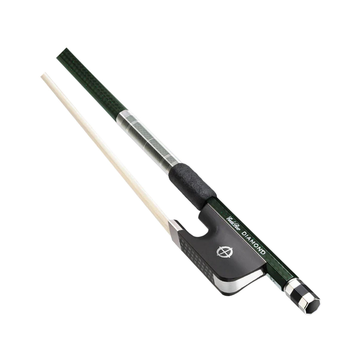 CodaBow DSC4GG Chroma Diamond SX Cello Bow Emerald Metallic with Emerald Winding