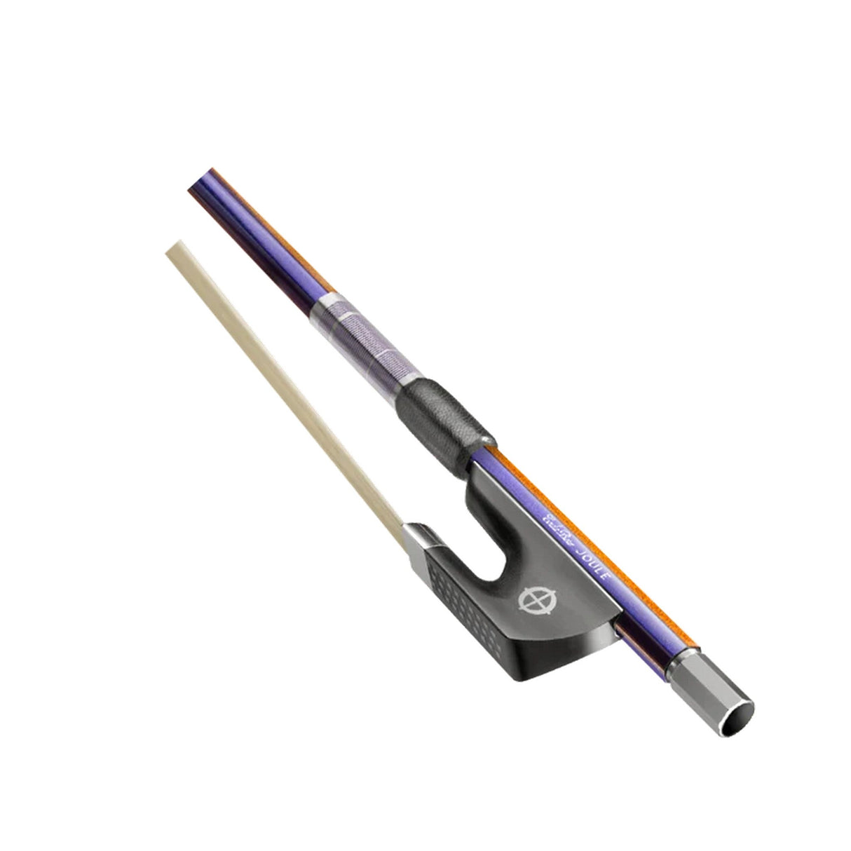CodaBow SJC4PRA Chroma Joule Cello Bow Ruby Amethyst Prismatic with Amethyst Winding