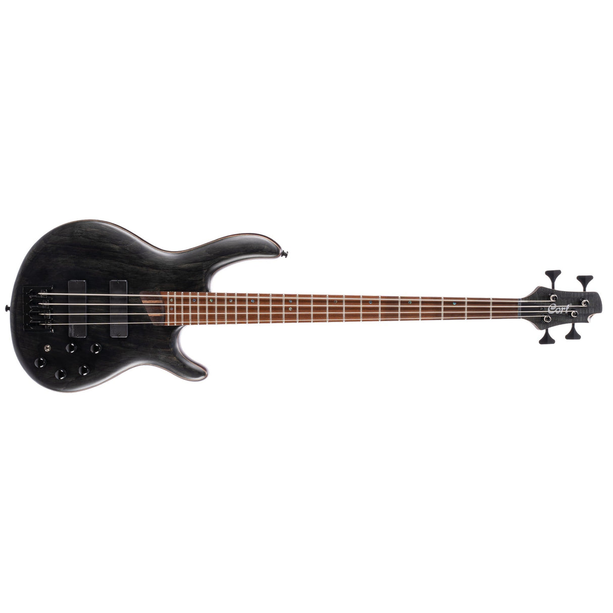 Cort B4 Element 4 String Bass Guitar - Transparent Black - guitar