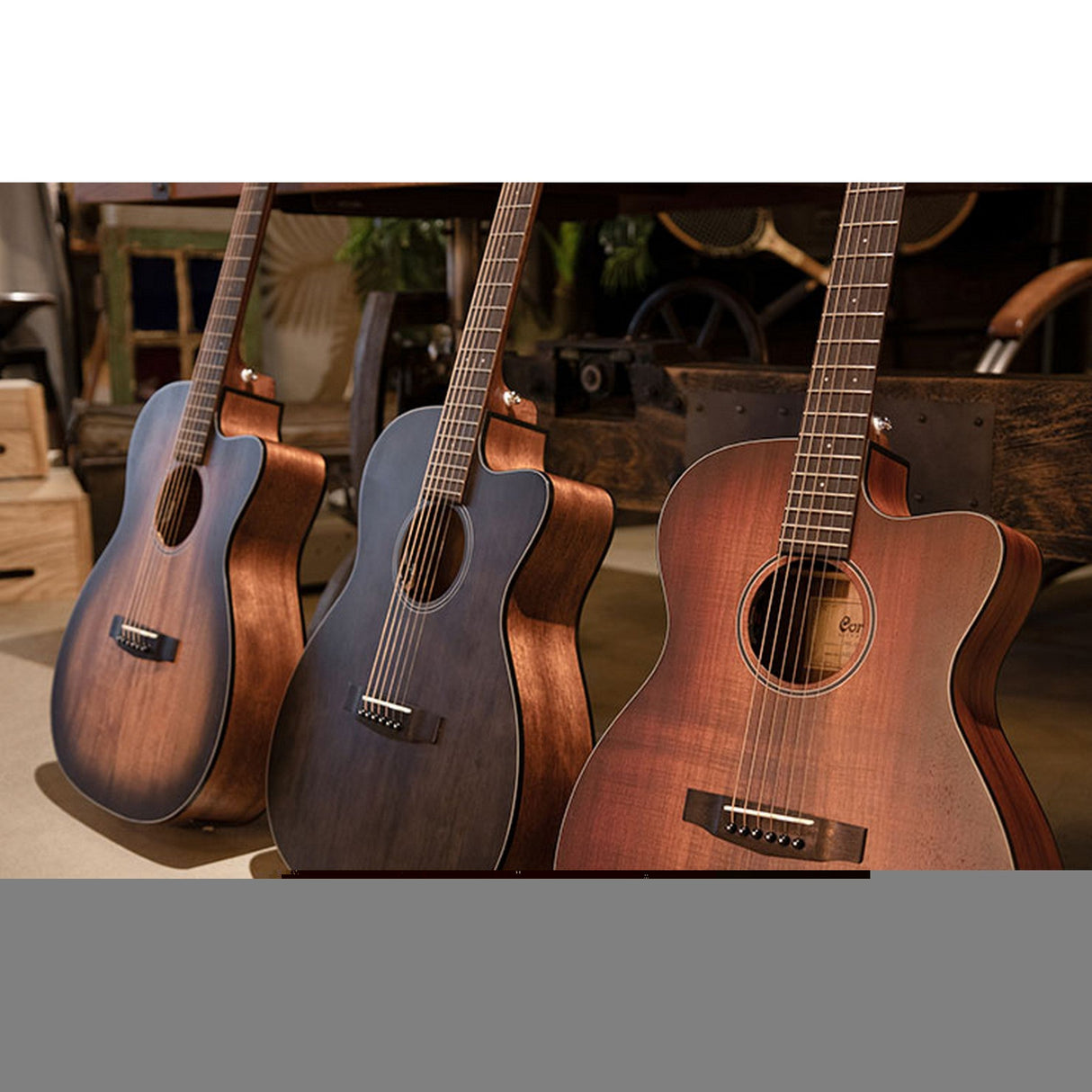 Cort CORE OC Acoustic-Electric Guitar Core Blackwood - guitar