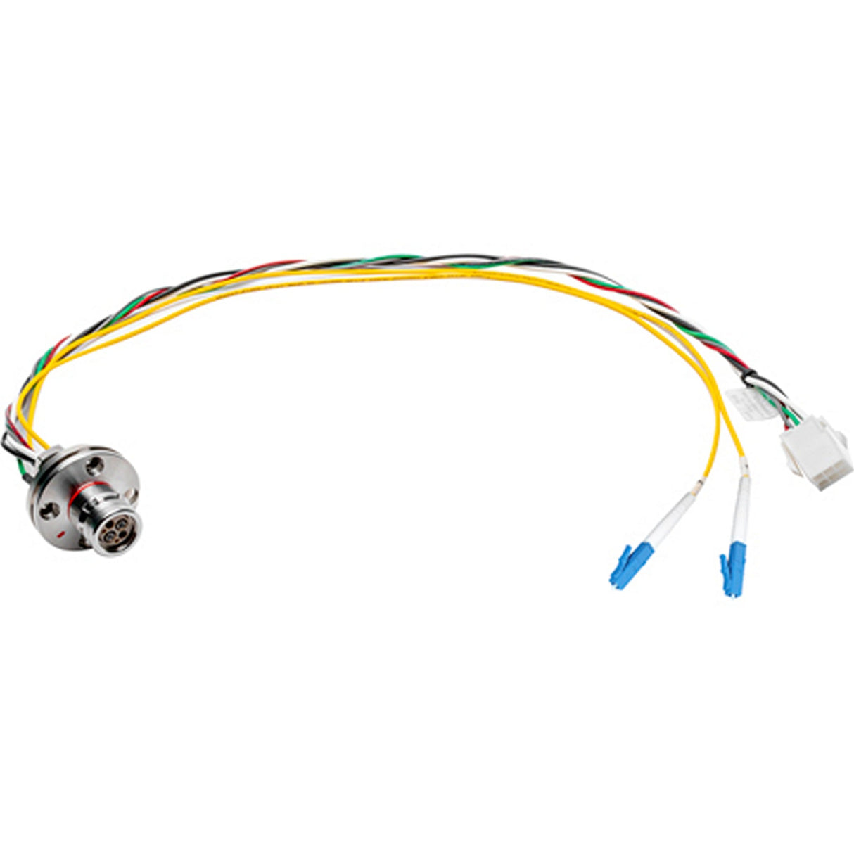 Camplex HF-FXWBP3LC-24IN LEMO FXW to Duplex LC/6-Pin Power Fiber Breakout Cable 24-Inch