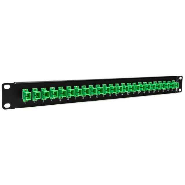 Camplex HF-OPRP-1 1RU 12-Port Simplex Singlemode/Multimode ST Fiber Feedthru Panel