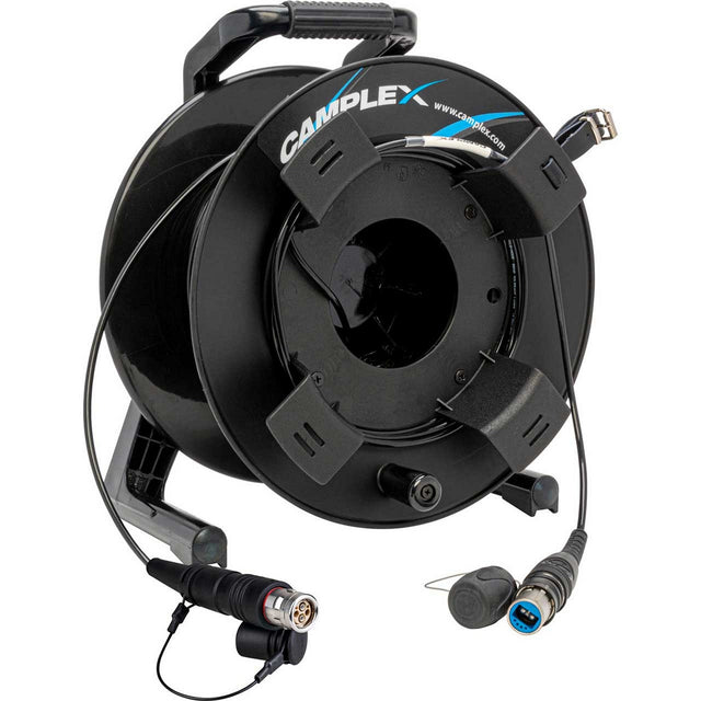 Camplex opticalCON DUO to LEMO FUW SMPTE 311 SM Fiber Optic Reel 328-Foot