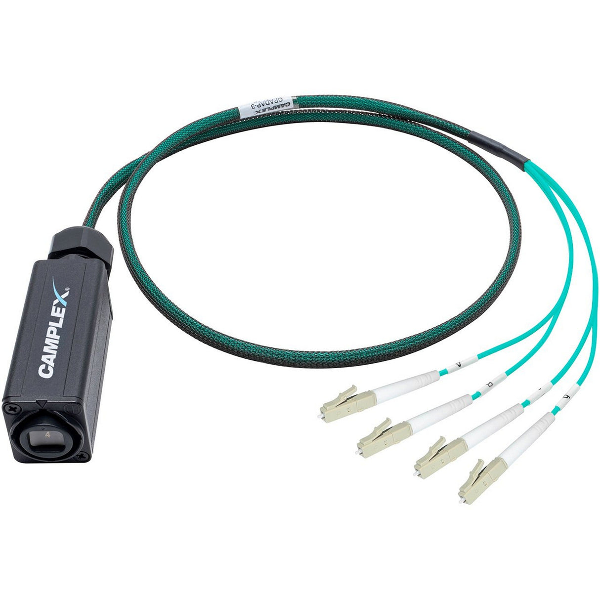 Camplex OPADAP-3 opticalCON QUAD to 4 LC Breakout Adapter Multimode