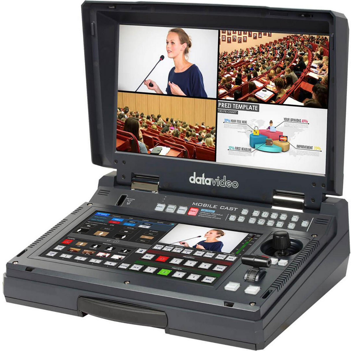 Datavideo HS-1650T HDBaseT Portable Streaming Production Switcher