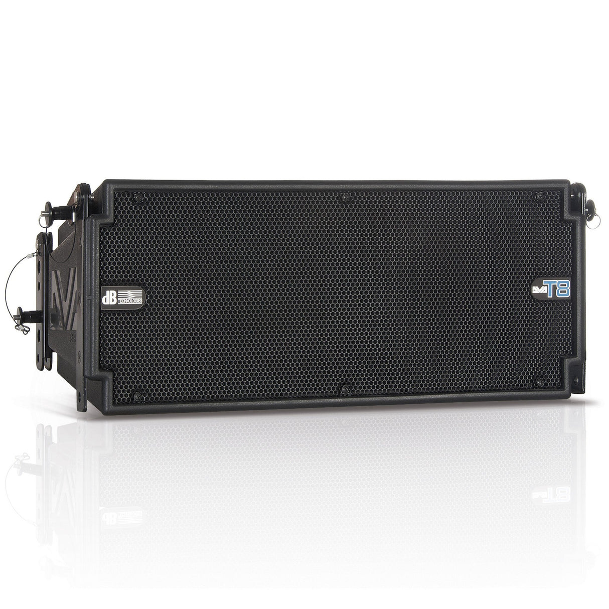 dB Technologies DVA T8 8-Inch 3-Way 700W Active Line Array Speaker Black