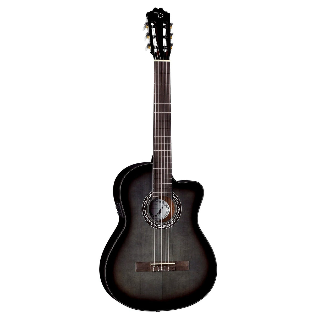 Dean Guitars Espana Classical A/E Black Burst Mahogany Acoustic/Electric Guitar - guitar