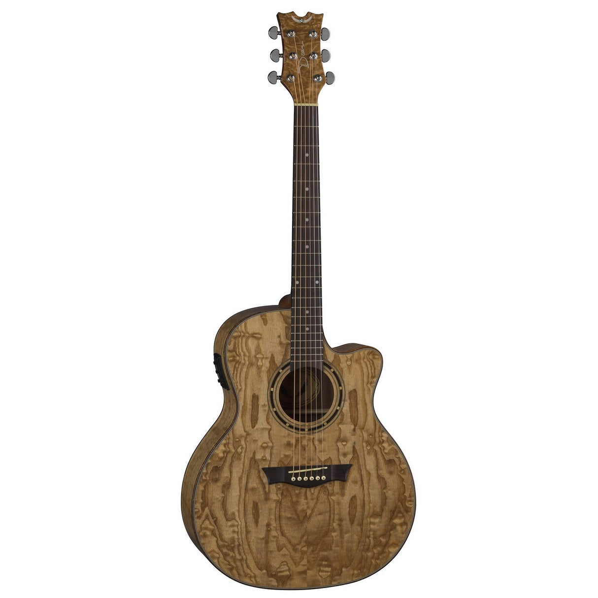 Dean Guitars Exotica Quilt Ash Acoustic-Electric Guitar 6-String - Gloss Natural - guitar