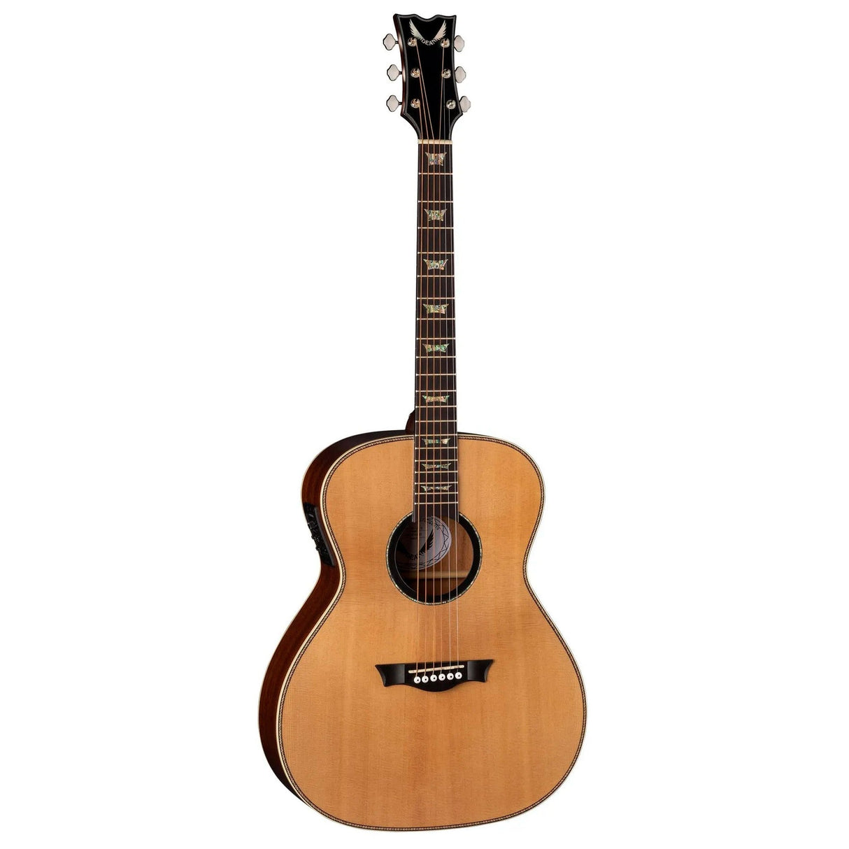 Dean Guitars ST Augustine Elite Grand Auditorium Solid Top Mahogany Acoustic/Electric Guitar - guitar