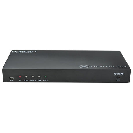 DigitaLinx DL-AS31-2H1V 3 x 1 HDMI and VGA Auto-Switcher