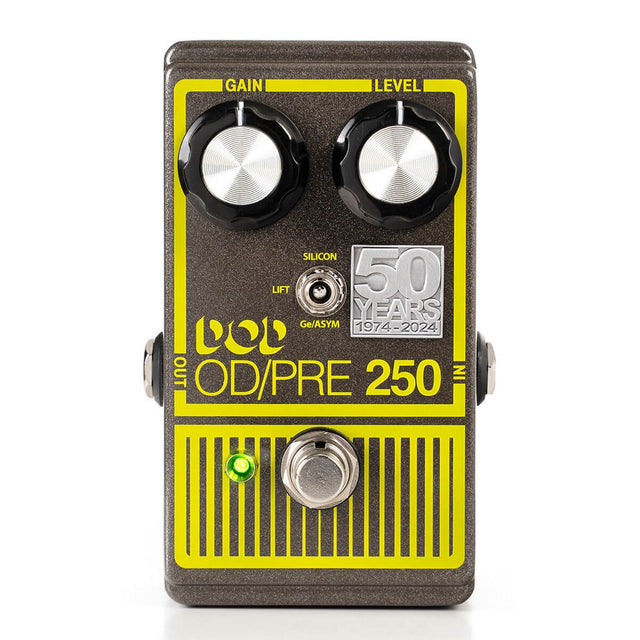 DigiTech DOD Overdrive/Distortion Preamp 250 Guitar Pedal 50th Anniversary
