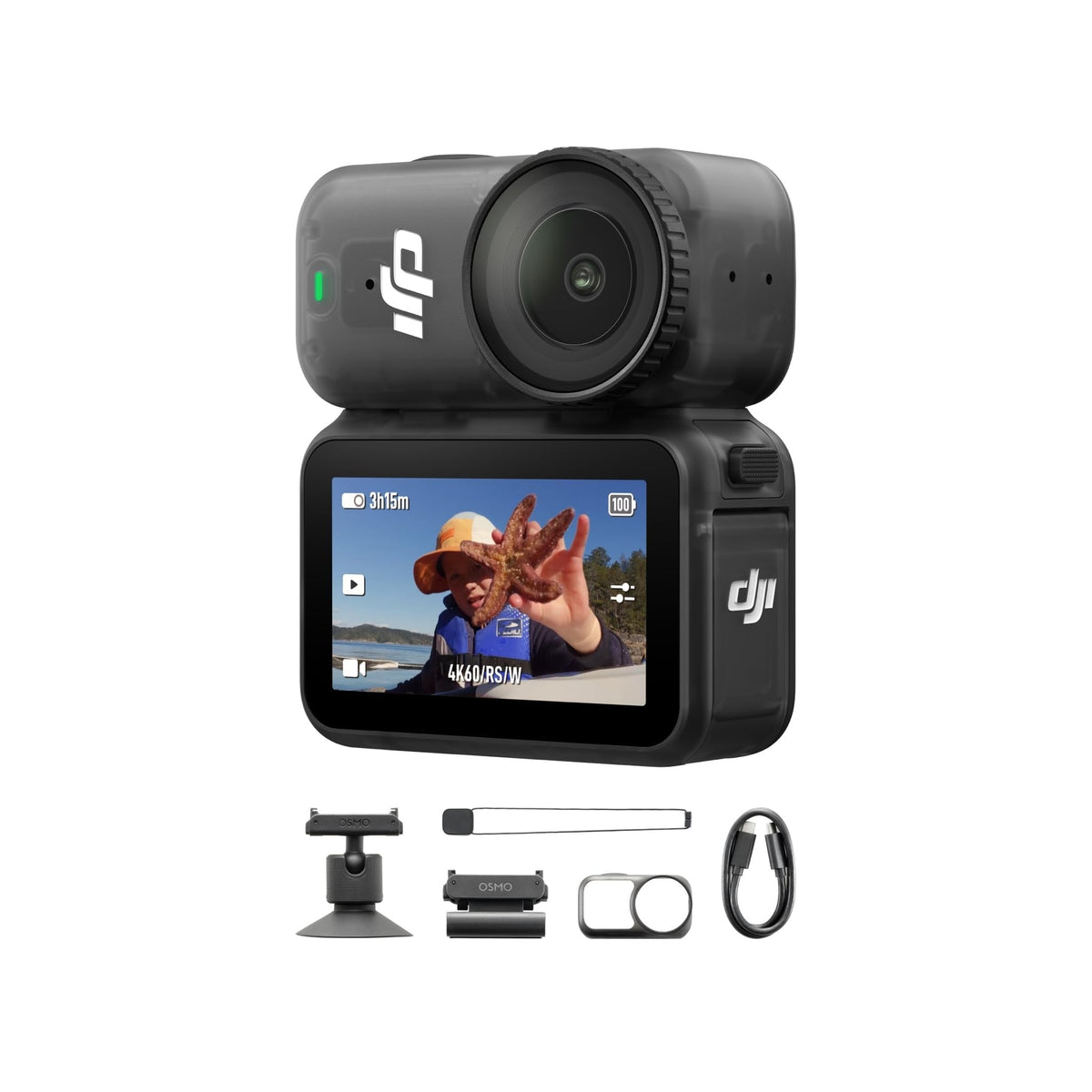 DJI Osmo Nano Standard Combo 128GB 4K Wearable Action Camera