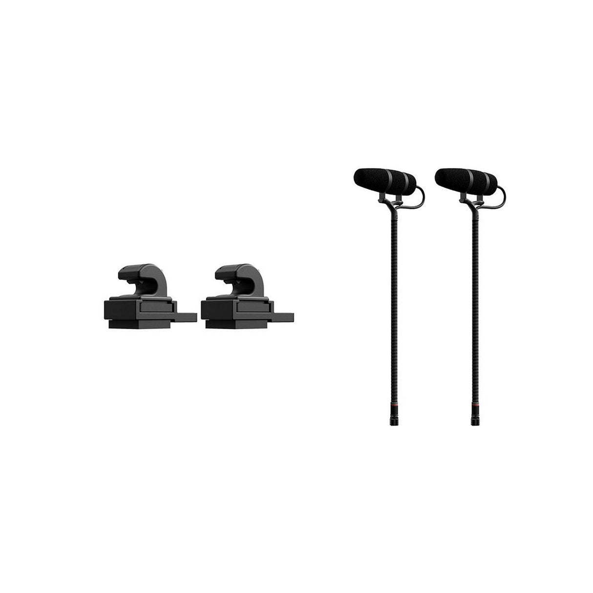 DPA 4099 CORE+ Stereo Instrument Microphone System for Piano with Piano Mounting Clips