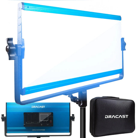 Dracast DRX1000DN LED1000 X Series Daylight LED Light with Dual NP-F Battery Plate