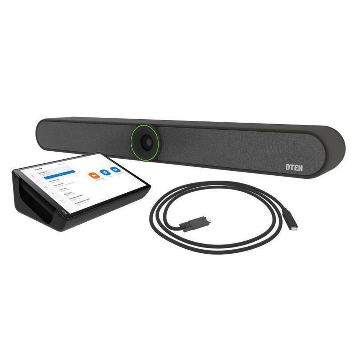 DTEN Small Room Kit with DTEN Bar DCR200EA and DTEN Mate PoE/WiFi Video Conferencing System