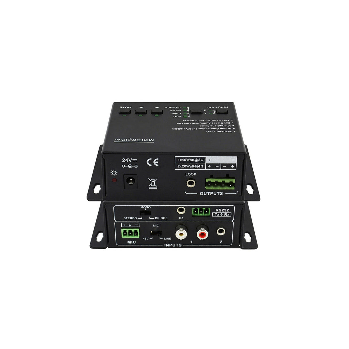 DVDO DVDO-AA2x20W-1 Class-D Audio Amplifier with 3 Inputs