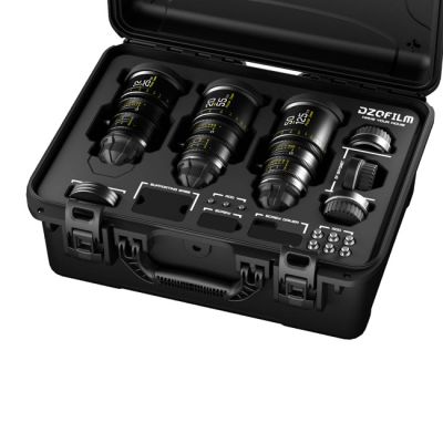DZOFILM Pictor T2.8 Super35 Zoom 3-Lens Kit (Black, PL & EF Mount; 14–30 mm, 20–55 mm & 50–125 mm)