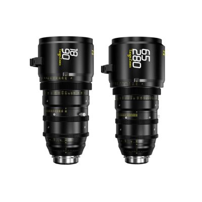 DZOFILM TANGO Zoom Bundle: 18–90 mm T2.9 & 65–280 mm T2.9–4 Super 35 Zoom Lenses (ARRI PL & Canon EF Mounts)