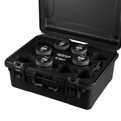DZOFILM VESPID 5-Lens Prime Set: 12 mm, 16 mm, 21 mm, 25 mm & 35 mm T-Series Cine Primes (PL/EF Mounts, Full-Frame/Vista-Vision)