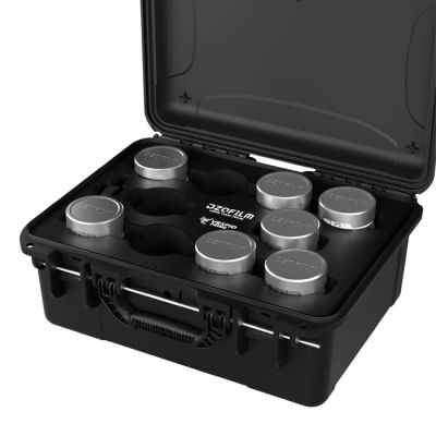 DZOFILM VESPID Retro 7-Lens Kit (16 mm T2.8 • 25 / 35 / 50 / 75 / 100 / 125 mm T2.1, Retro Silver Finish; PL & EF Mounts)