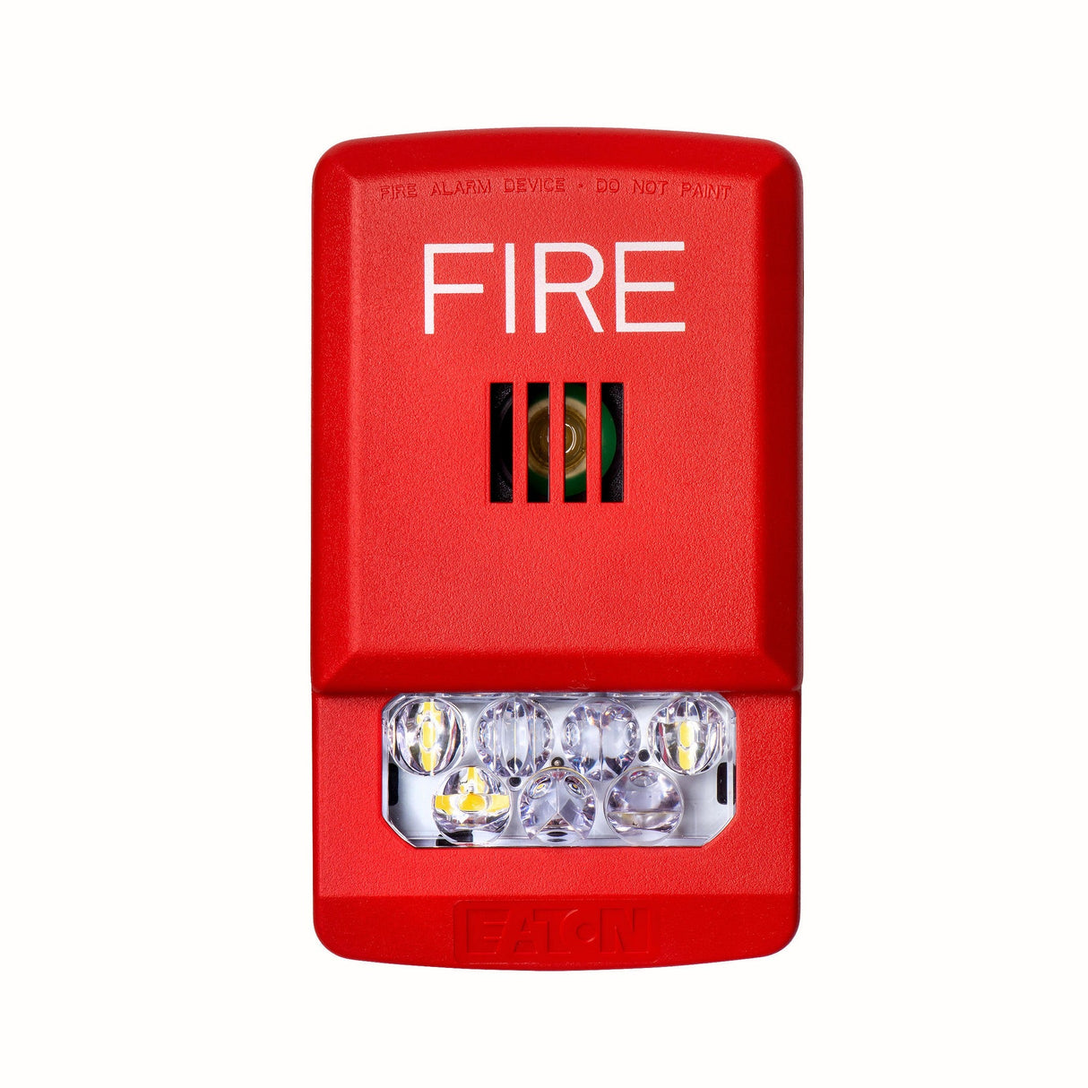 Eaton ELHSR Wheelock Eluxa LED Horn Strobe Clear Lens Red