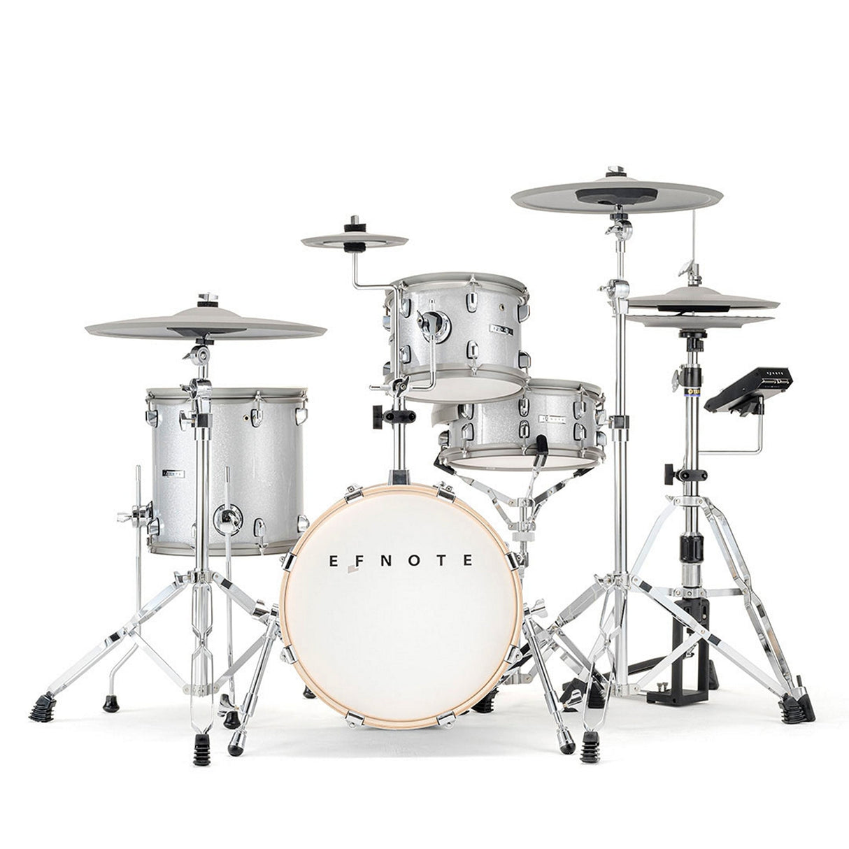 EFNOTE 5 Acoustic Designed Electronic Drum Set White / Sparkle