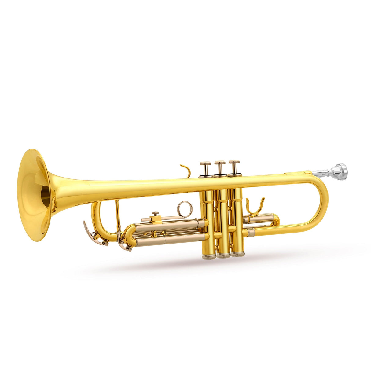 Eldon TR-2110 Bb Trumpet with Stainless Piston Ring Lacquer Finish
