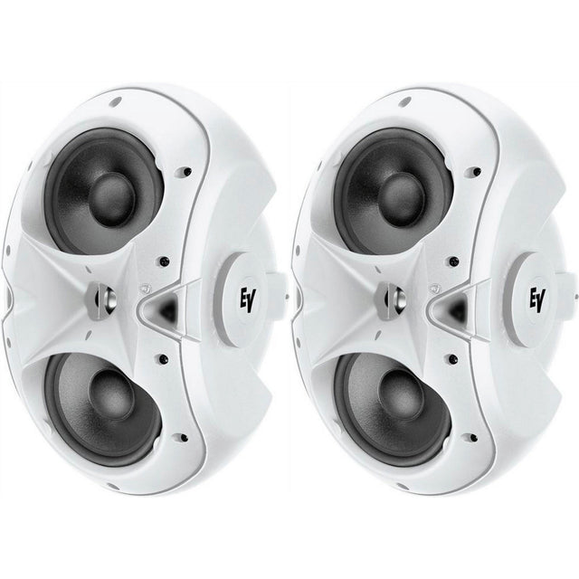 Electro-Voice EVID 4.2W 4 in Two Way Surface Mount Speakers White Pair