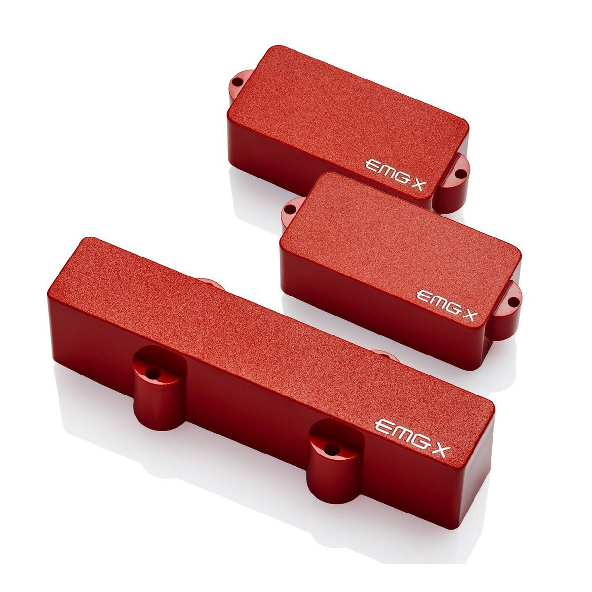 EMG PJ HZ Pickup Set for Fender-Style PJ Bass Guitars - Red - accessories