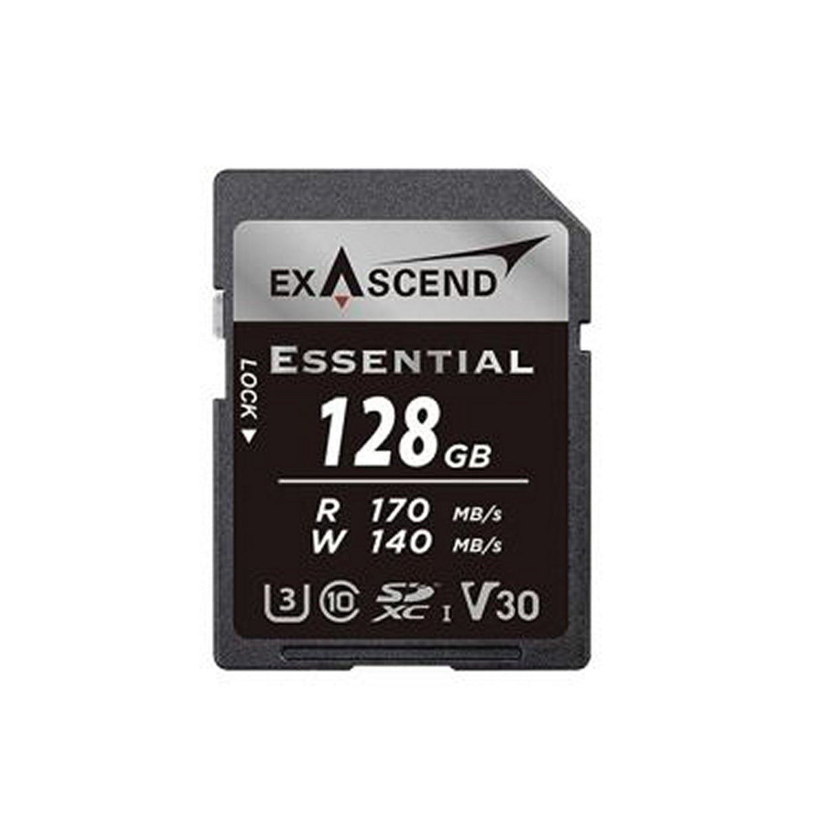 Exascend 128GB Essential SDXC UHS-I V30 Memory Card