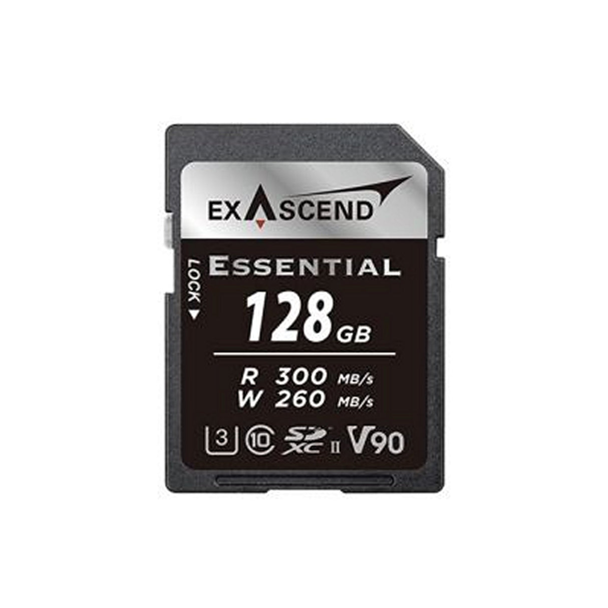 Exascend 128GB Essential SDXC UHS-II V90 Memory Card
