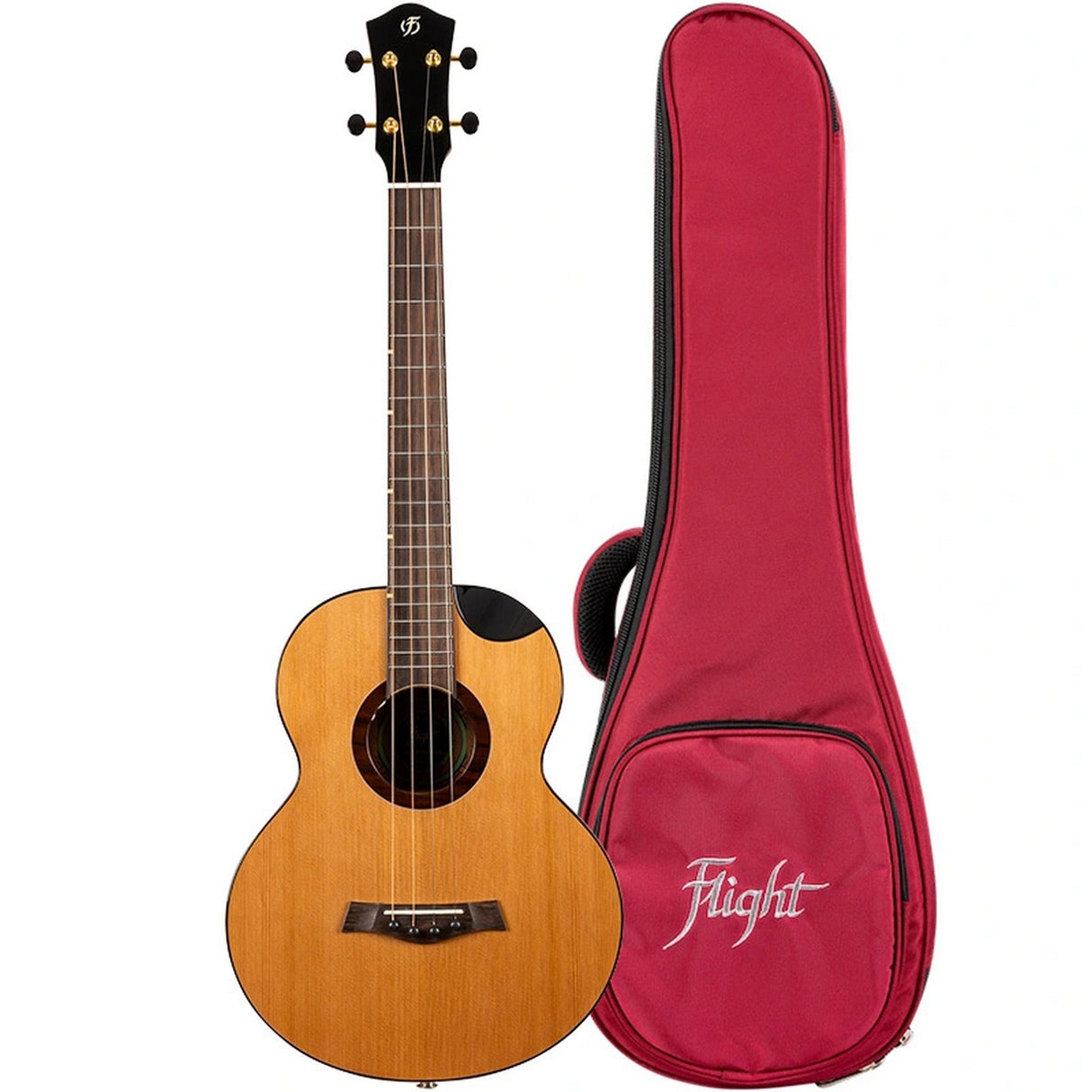 Flight Lily Steel String Baritone EQ-A Ukulele