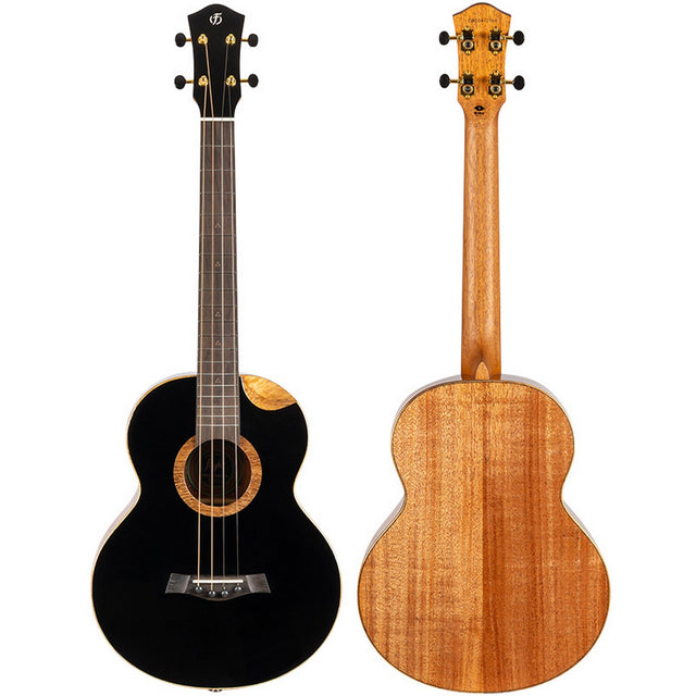 Flight Nora Baritone EQ-A Solid Sitka Spruce Steel String Ukulele