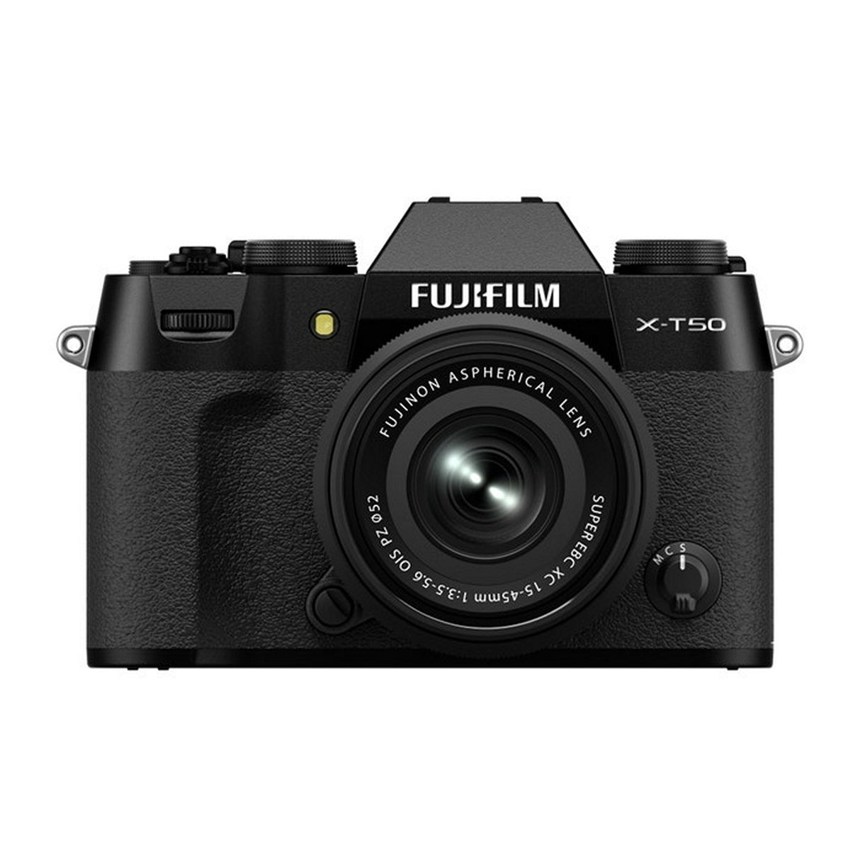 Fujifilm X-T50 Mirrorless Digital Camera with XC15-45mmF3.5-5.6 OIS PZ Lens Kit - Black