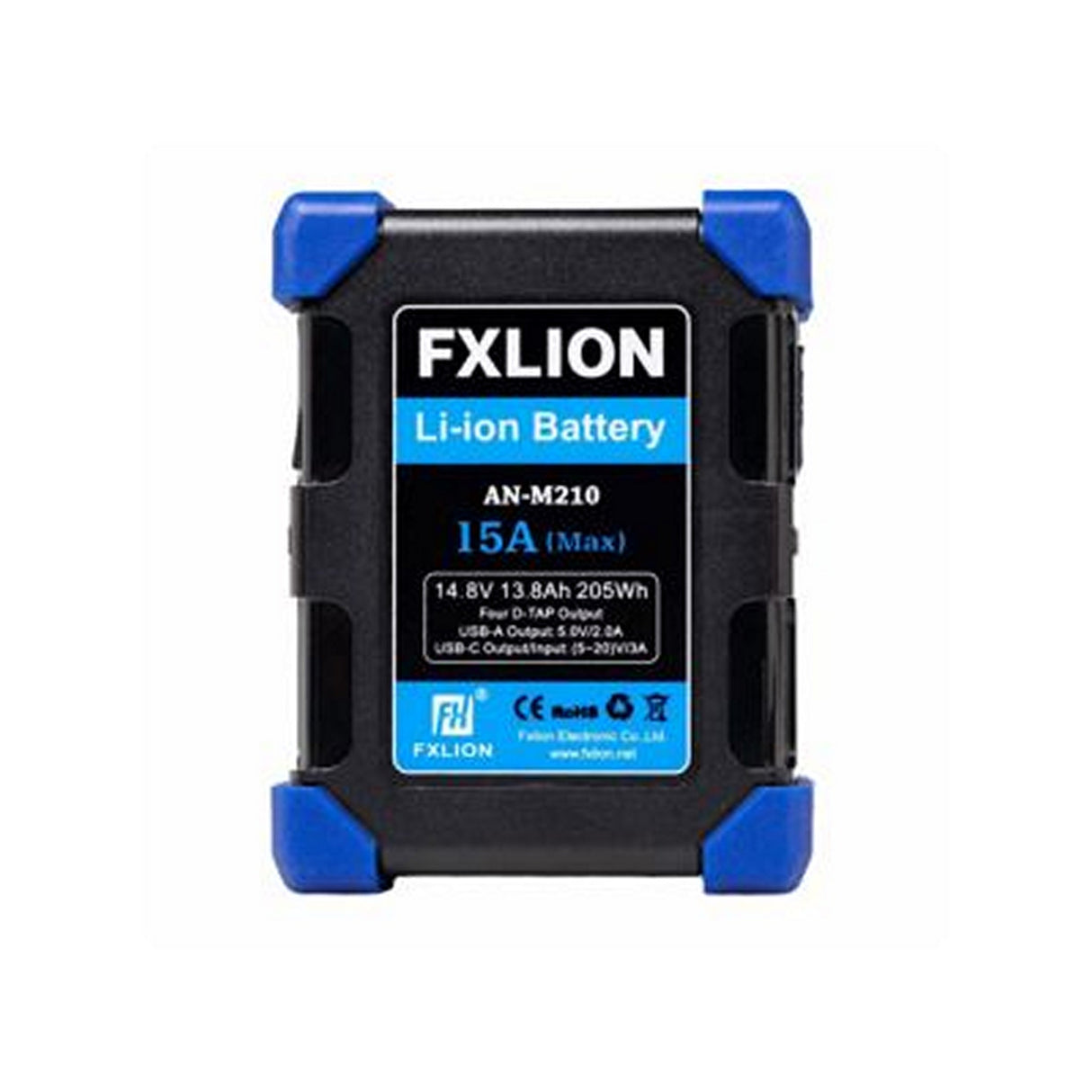 Fxlion High Power Square Battery 205Wh Gold Mount with 10A Output