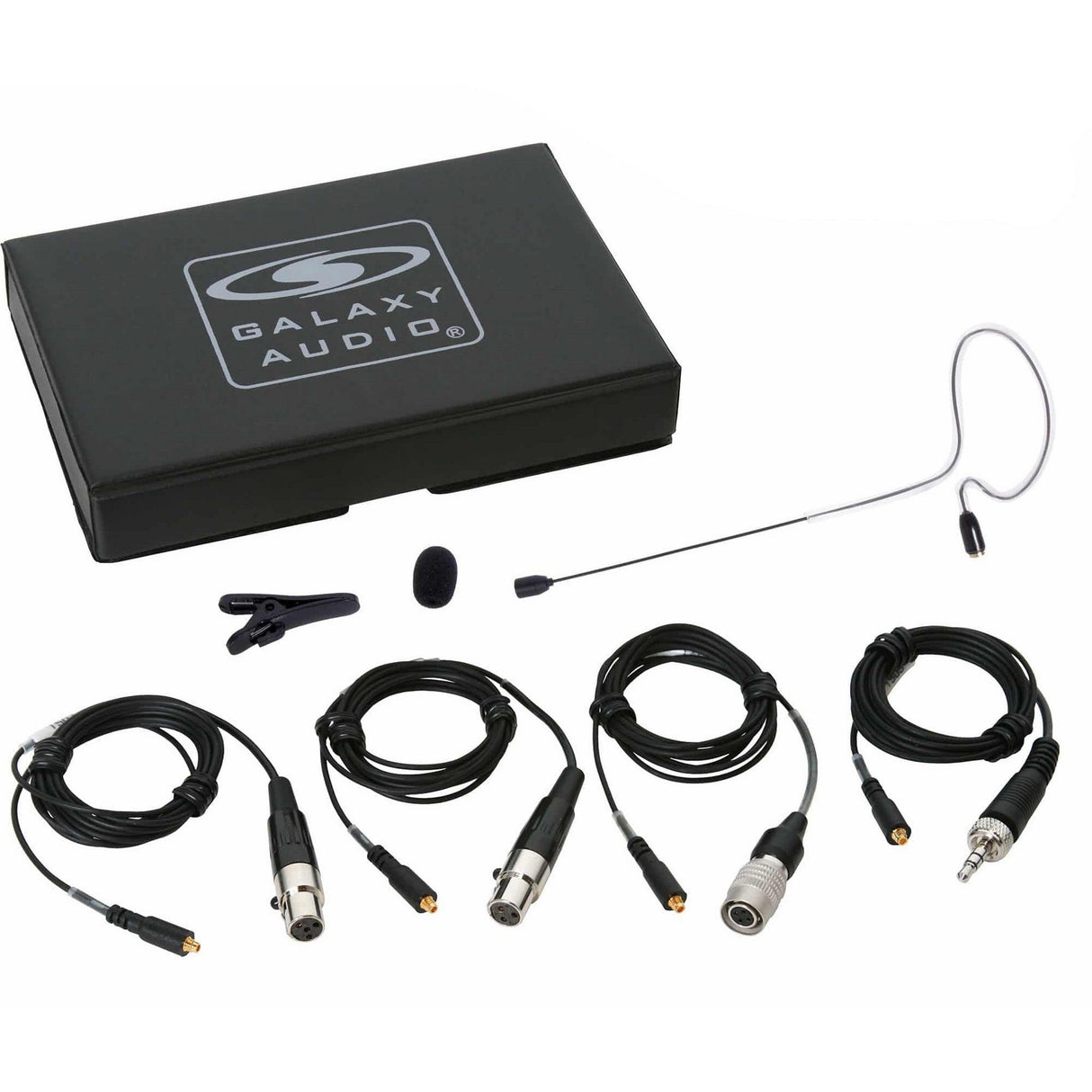 Galaxy Audio ESM4 Omnidirectional Single Ear Headset Microphone - 1x Mic, [1x Audio-Technica, 1x Galaxy Audio/AKG, 1x