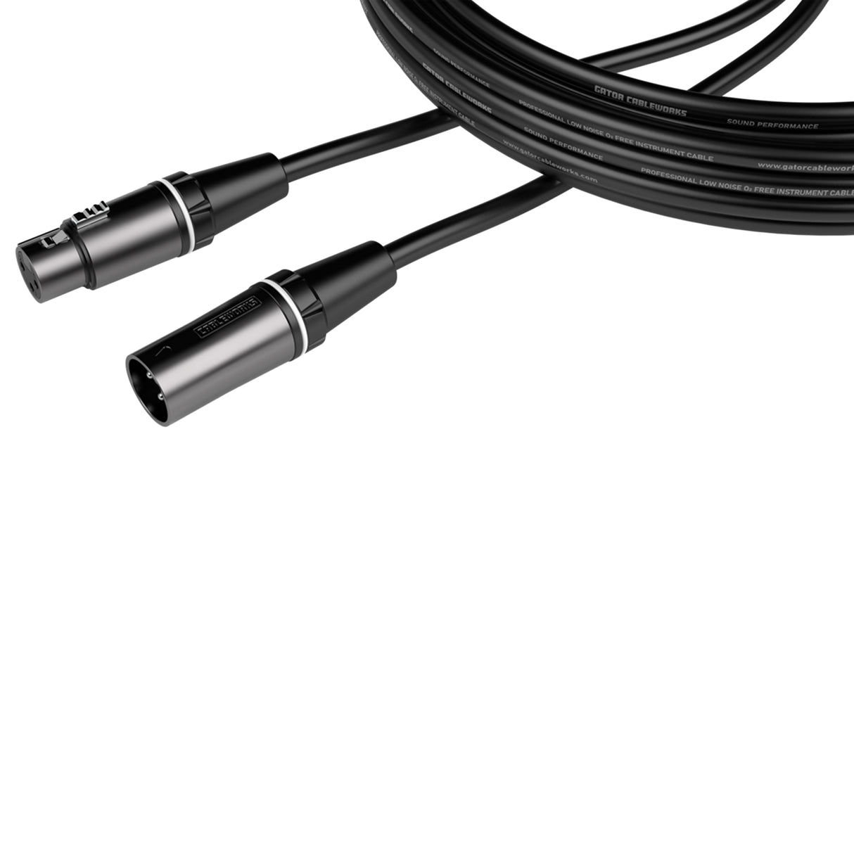 Gator GCWC-XLR Composer Series XLR Male to XLR Female Microphone Cable - 3-Feet