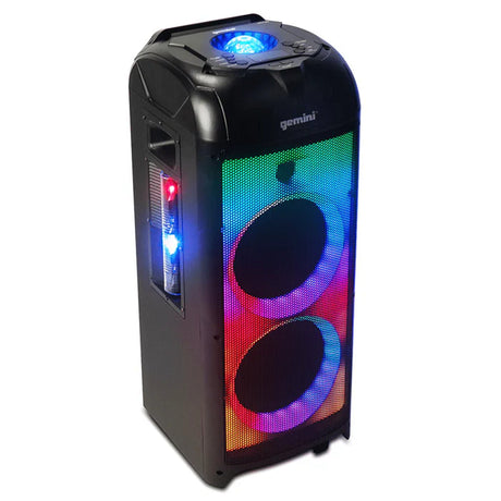 Gemini GPLT-360 Bluetooth 360 Degree Speaker with LED Lights