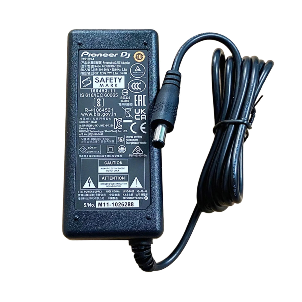 Pioneer DJ DWR1599 Power Adapter, XDG3052 AC Cord, or Bundle Kit