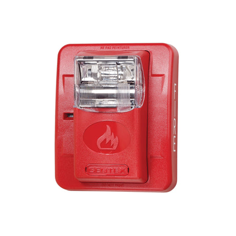 Gentex Commander3 Series Evacuation Horn Strobe 24VDC White - Wallmount