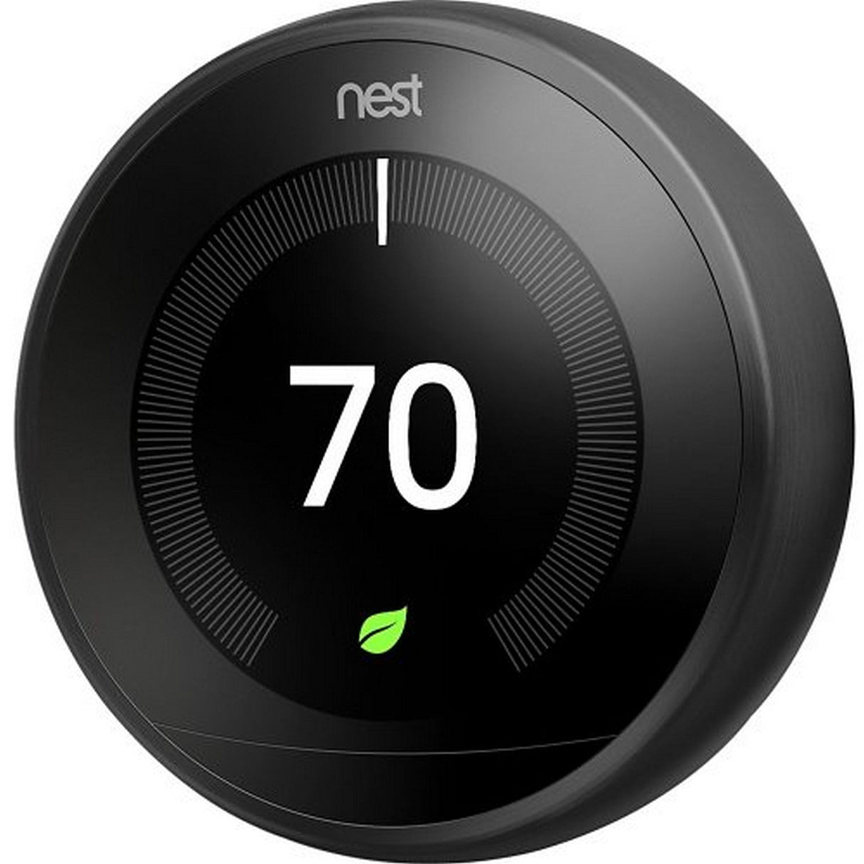 Google 3rd Generation Nest Learning Thermostat - Black