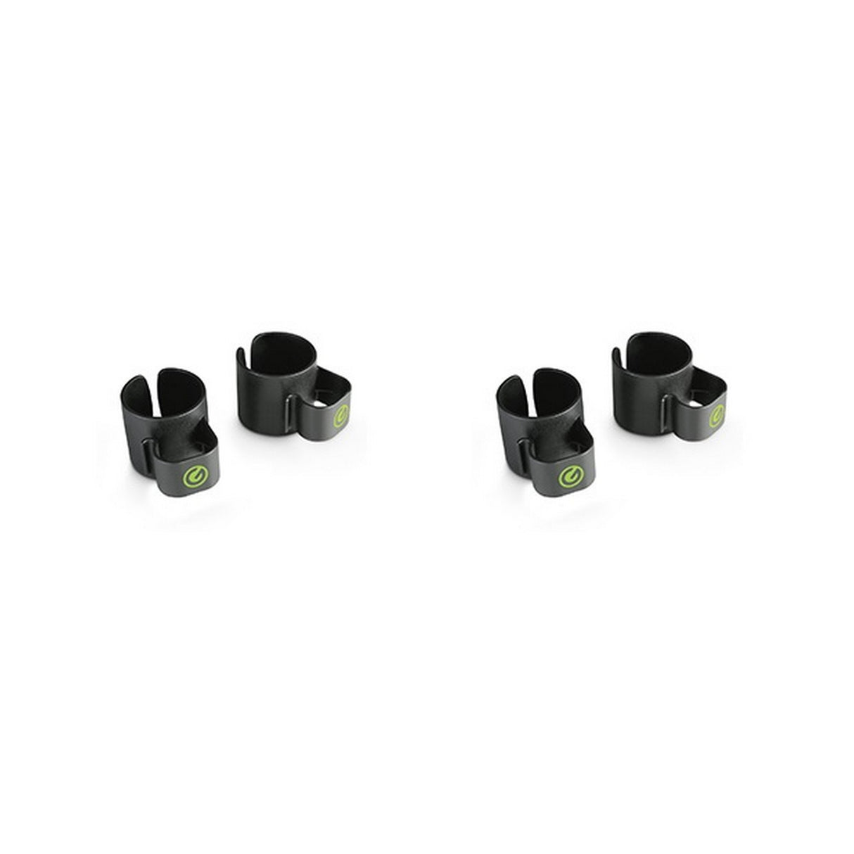 Gravity SA-CC-35-B Speaker Pole Cable Clips - 35mm ABS Cable Management for Stands & Subwoofer Poles